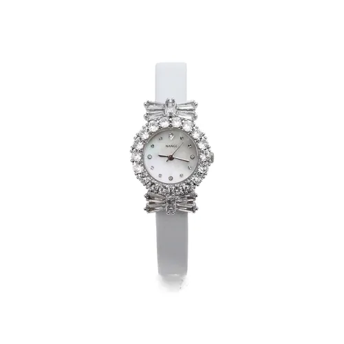 NANGL Кварцевый механизм Часы Женские Жемчужная раковина Циферблат