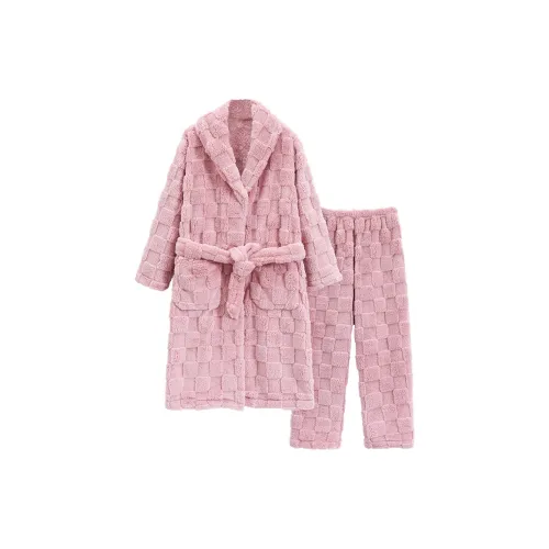 Qiao Ni Tong Пижамный комплект женский розовый