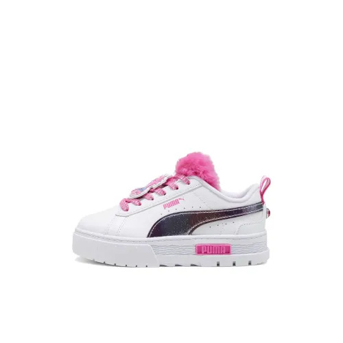 Предшкола TROLLS X PUMA Mayze Low Топ Детские Скейтбординги Белый Розовый