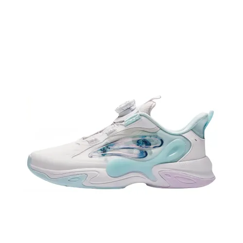 Antakids Butterfly Wings Противоскользящий Низкий Топ Детская Беговая Обувь Белый Синий