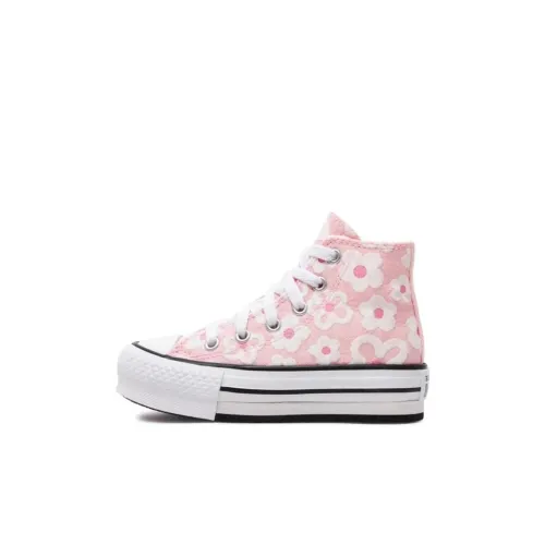 Converse Chuck Taylor All Star Lift High Top Kids Canvas Shoes Pink Kids