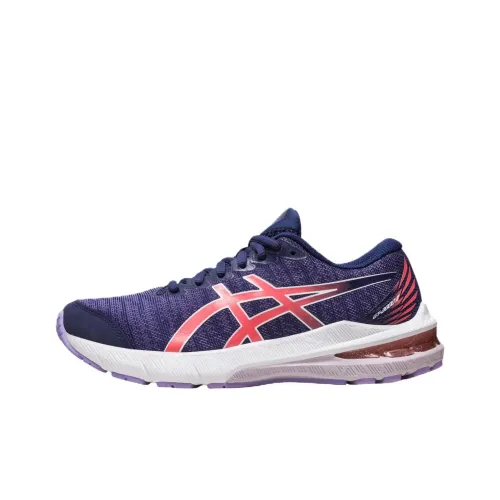 Asics GT 2000 11 Дышащий Поддержка Низкий Топ Детская Беговая Обувь Синий Фиолетовый