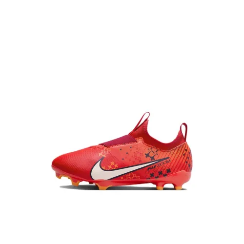 Nike Vapor 15 Academy Mercurial Slip-resistant Abrasion-resistant Детские футбольные бутсы Красный Детский