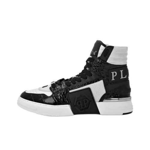 PHILIPP PLEIN Hi Топ Высокие Кроссовки для скейтбординга Мужские Черные
