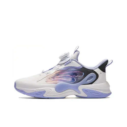 Antakids Butterfly Wings Противоскользящий Устойчивый к истиранию Низкий Топ Детская Беговая Обувь Синий Белый Черный