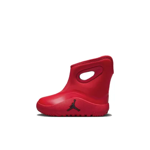 Джордан Lil Drip Нижняя юбка Устойчивая к истиранию Высокий топ Обувь для малышей Красный Infant And Toddler