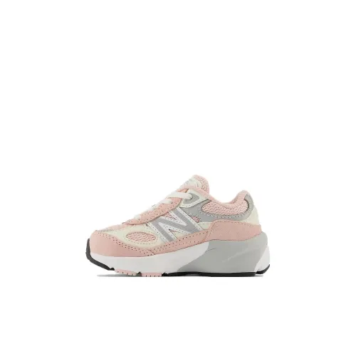 New Balance NB 990 V6 Low Топ Обувь для малышей Розово-белый Infant Wa Toddler