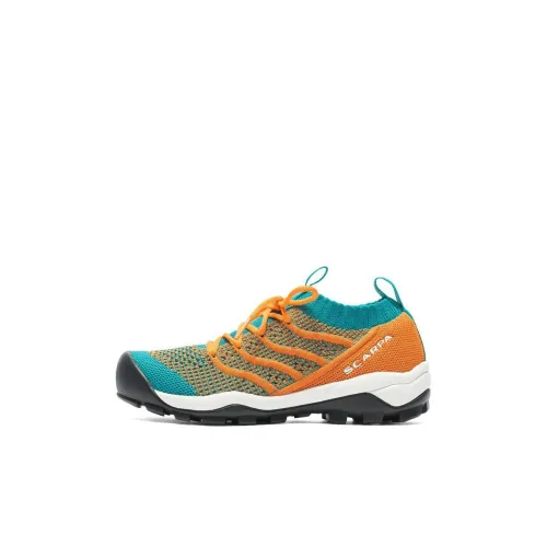 SCARPA Противоскользящая Устойчивая к износу Низкий Топ Детская Туристическая Обувь Желтая Синяя Детская