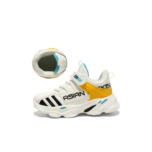 ASIAN MICKEY Детские беговые кроссовки Low Топ Бежевый Kids