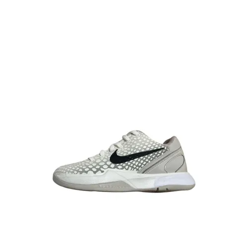 Nike Zoom Kobe 6 Protros Амортизация Низкий Топ Детские Баскетбольные Кроссовки Серый Белый Черный Детский