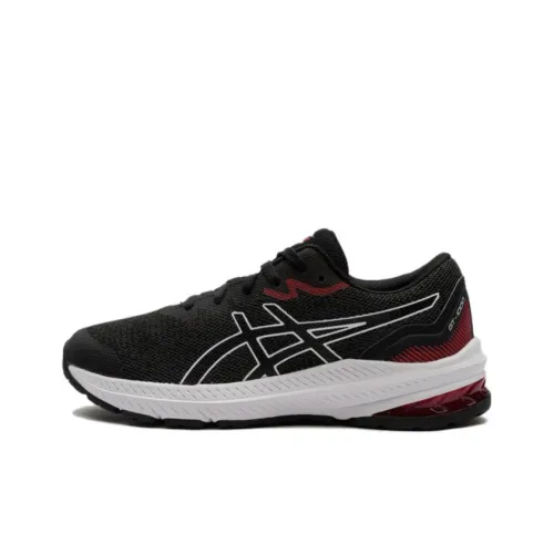 Asics GT 1000 11 Low Топ Детские беговые кроссовки Черный Красный Подростки