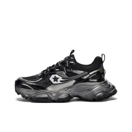 JEEP SPIRIT Radiant Shadow 2,0 Низкий Топ Толстая Подошва Кроссовки Мужские Графитовый Черный