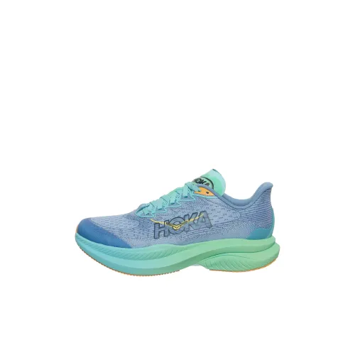 HOKA ONE ONE Детская беговая обувь с низким верхом, синий и зеленый, Kids