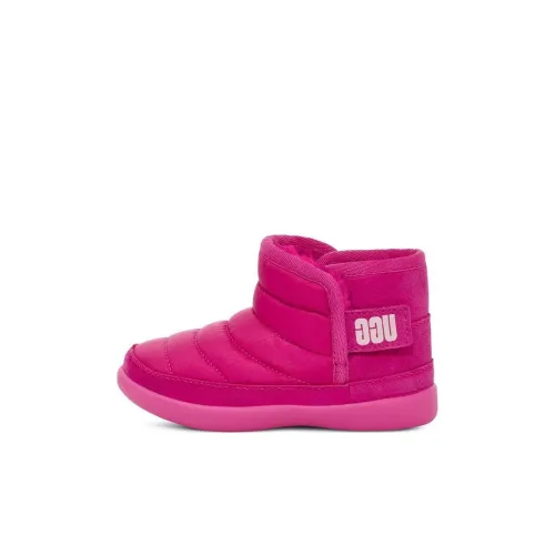 UGG Детские зимние сапоги красного цвета Kids
