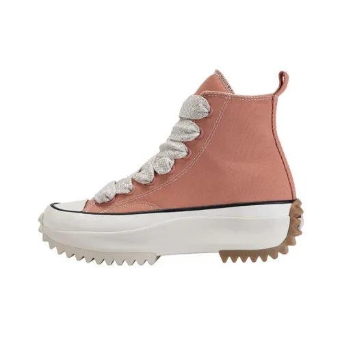 Converse Run Star Hike Платформа Высокий Топ Кеды Женские Розовые