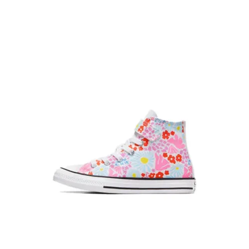 Предшкольные кеды Converse Chuck Taylor All Star High Top Kids белые и красные