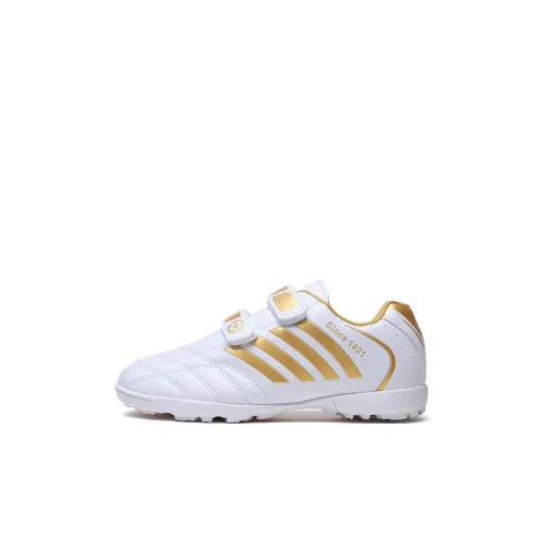 Binary Детские футбольные бутсы Low Топ Белый, золотой Kids