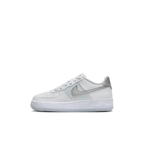 Nike Air FORCE 1 Low Топ Скейтборд Кроссовки Белый Детский
