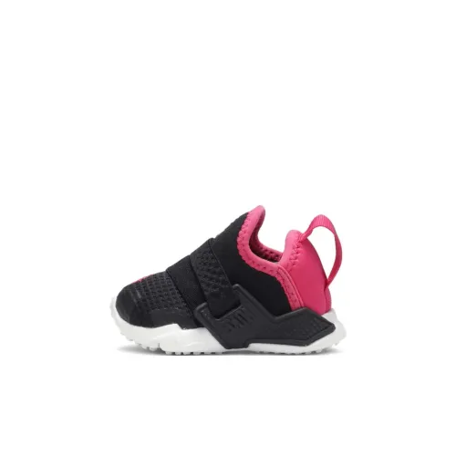 Nike Huarache Run Drift Амортизация Износостойкий Низкий Топ Обувь для малышей Черный Розовый Infant и Toddler