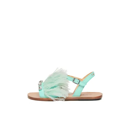 MARNI Детские сандалии бирюзового цвета