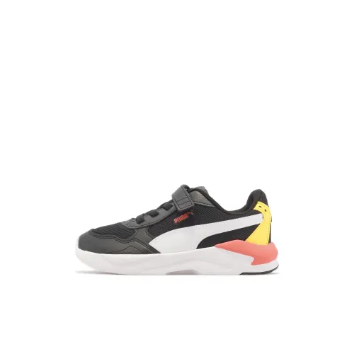 PUMA X Ray Speed Детские повседневные кроссовки Черный Белый Розовый для детей от 3 до 7 лет