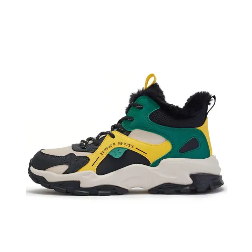 XTEP Slip-resistant Shock Absorbers Kids Lifestyle Shoes Белый Зеленый Черный Подростки