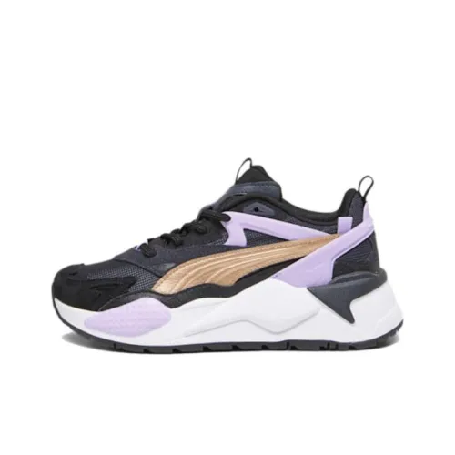 PUMA RS X Детская повседневная обувь Низкий топ Золотой Школьный возраст