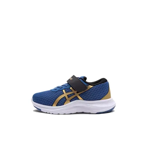 Asics Lazerbeam MH Детские беговые кроссовки Низкий топ Синий Золото Цвет Kids