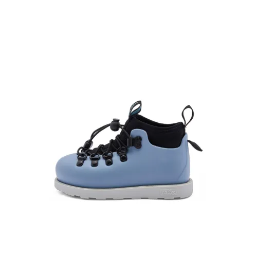 Native Shoes Fitzsimmons 3,0 Улучшенный Slip-Resistant Abrasion-Resistant Low-Cut Детские ботинки Серый Синий Детский
