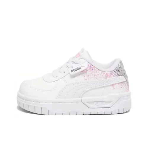 PUMA Cali Series Детская беговая обувь Низкий топ Белый Школьный возраст