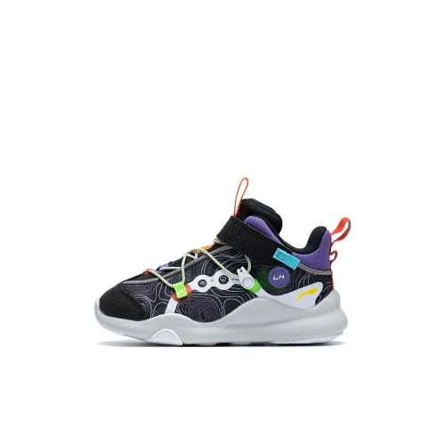 LINING YOUNG Sports Life Collection Устойчивый к истиранию Повседневный Черный Фиолетовый Детский