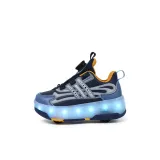 Глубокий синий, апельсин