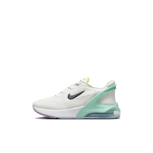 Nike Air Max 270 Go Abrasion Resistant Низкий Топ KIDS Lifestyle Shoes Белый Синий Фиолетовый Детские Возраст 3-7 лет
