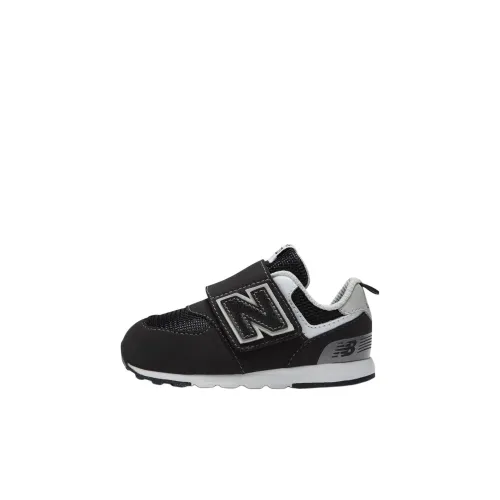 New Balance NB 574 Амортизация MID Топ Обувь для малышей Черный Infant And Toddler