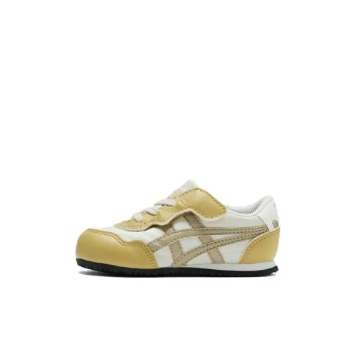 Onitsuka Tiger Амортизация устойчивый к истиранию дышащий низкий верх детские повседневные кроссовки желтый детский