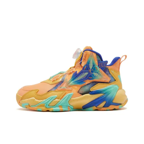 QIAODAN Starship 2 Противоскользящие амортизирующие кроссовки для детей Dan Апельсин Calendula Желтый