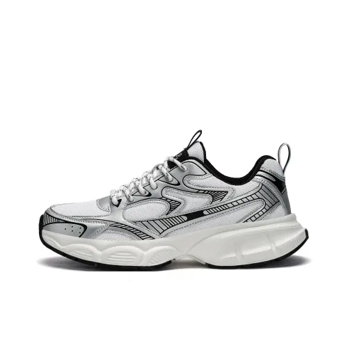 JEEP SPIRIT Низкий топ массивные кроссовки мужские серебряные