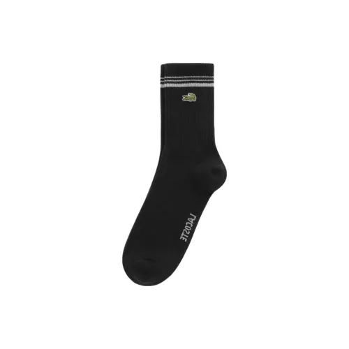 LACOSTE Collaboration 1 упаковка черные мужские носки MID до икры