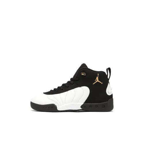 Jordan Jumpman Pro Аbrasion Resistant MID Топ Детские Баскетбольные Кроссовки Черный Белый Детский Возраст 3-7 Лет