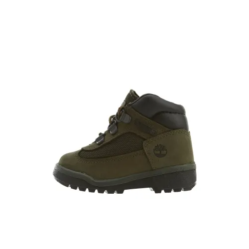 Timberland Противоскользящие водонепроницаемые детские ботинки зеленого цвета для детей 3-7 лет