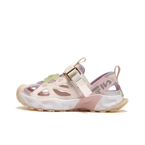 FILA KIDS Promenade Slip-resistant и дышащие детские сандалии розового цвета