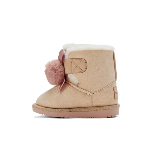 DAVE BELLA противоскользящие устойчивые к истиранию термические детские ботинки Crew цвет хаки для детей от 3 до 7 лет