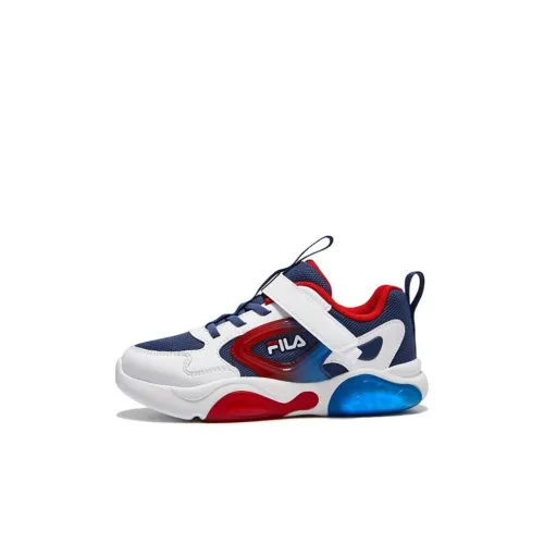 FILA KIDS Амортизация и Дышащие Детские Кроссовки для Тренировок Железный Синий для Детей Возрастом 3-7 Лет