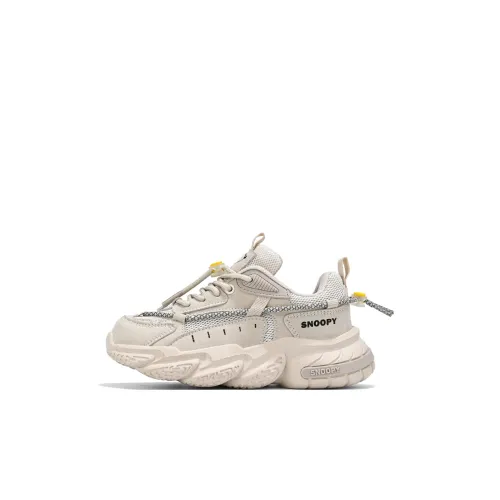 SNOOPY Adventurer противоскользящие анти-KICK низкие топы детские повседневные обувь бежевого цвета