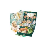 [Премиум Edition] Фриезия Феникс Bridge Стекло Антиквар Заколка для волос Коробка [Включает Жемчужный и Ромб Наклейки + Сумка для покупок]