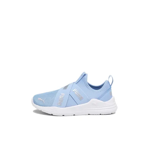 PUMA Wired Run Детская Повседневная Обувь Низкий Топ Светло-Синий Kids