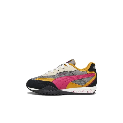 PUMA Blktop Rider Амортизация Износостойкие Детские Лифтайнер Черные