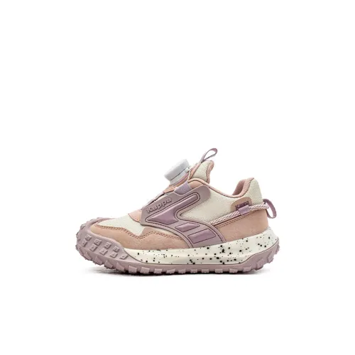 KAPPA KIDS Slip-resistant Abrasion-resistant Low Top Kids Lifestyle Shoes Pink Kids KAPPA KIDS Противоскользящие Аbrasion-resistant Низкие Кеды для Детей Lifestyle Розовые Детские