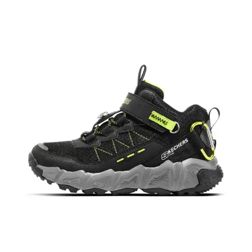 Skechers Velocitrek Детская повседневная обувь MID Топ Черный/Угольно-серый Школьный возраст