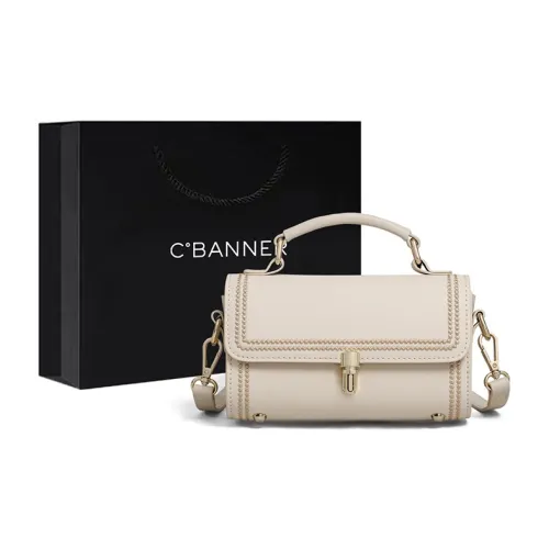 C°BANNER Спилок из коровьей кожи с синтетической кожей одно плечо маленькая сумка женский белый